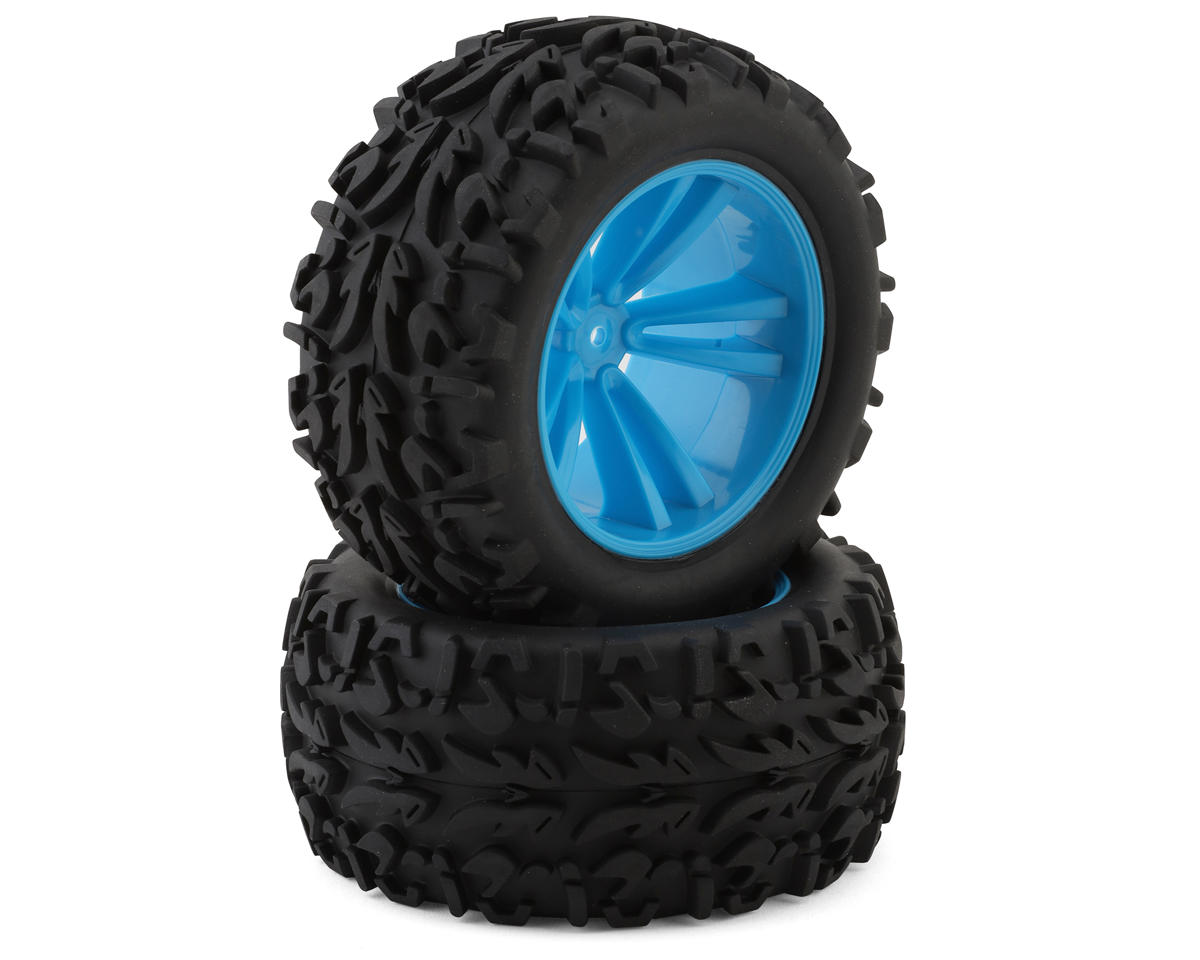Maverick Phantom MT Pre-Mounted Tires (Blue) (2)