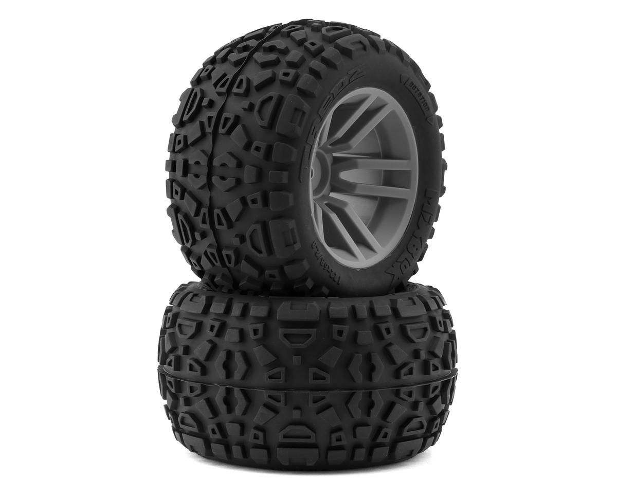 Maverick MixBlok Pre-Mounted Monster Truck Tires (Black) (2) w/14mm Hex