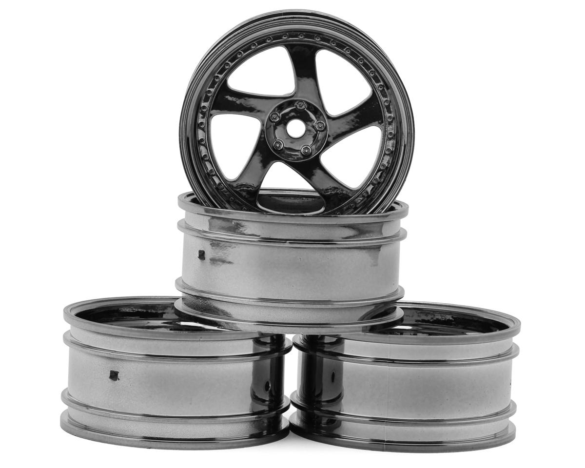 MST TMB 1/10 Drift Wheels (Grey) (+8) (4) w/Mounting Foam