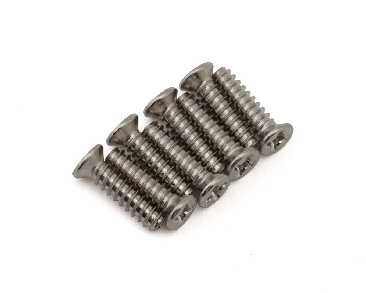 MST 2x8mm Tapping Flat Head Screws (8)