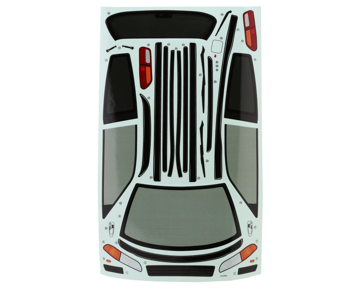 MST Honda Civic EG6 Body Decal & Window Mask Sheets Set