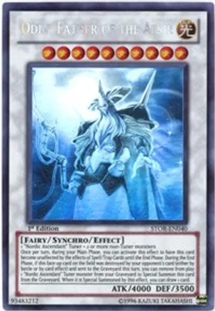 Odin, Father of the Aesir (STOR-EN040) Ghost Rare - Light Play Unlimit