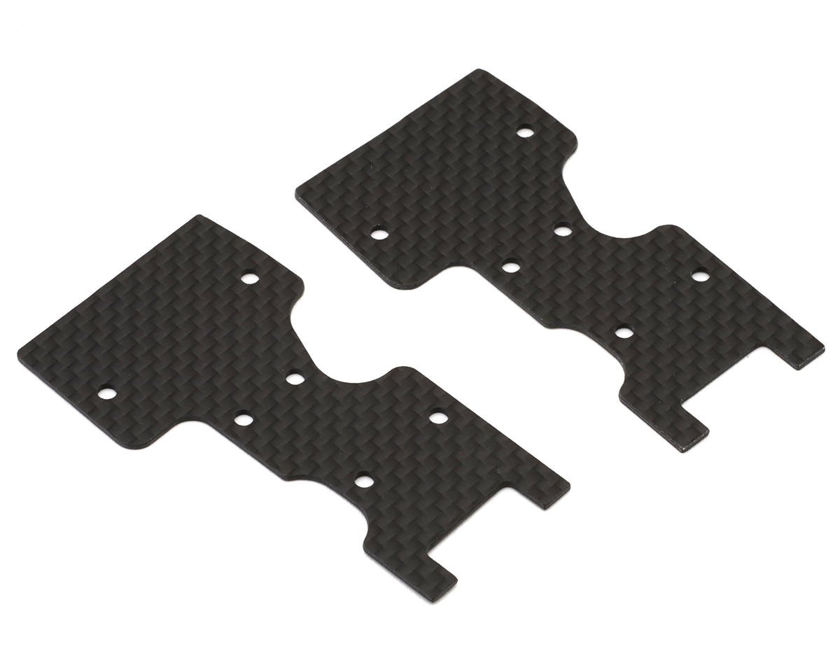 Position 1 RC MP10 Carbon Fiber Rear Arm Stiffener Set (2)