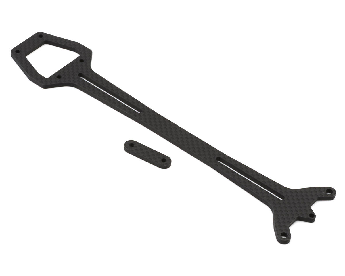 Position 1 RC E8T World Spec Carbon Fiber Top Deck Chassis Brace