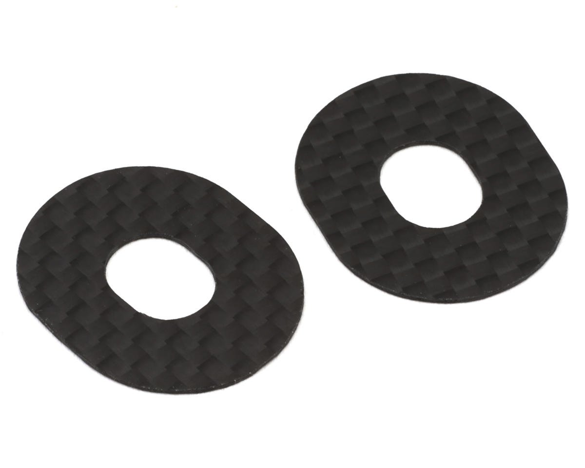 Position 1 RC .5mm Carbon Fiber Oval Body Spacer (2)