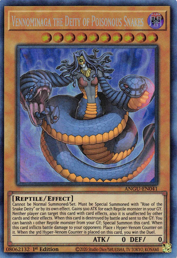 Vennominaga the Deity of Poisonous Snakes (CR) (ANGU-EN041) Collector'