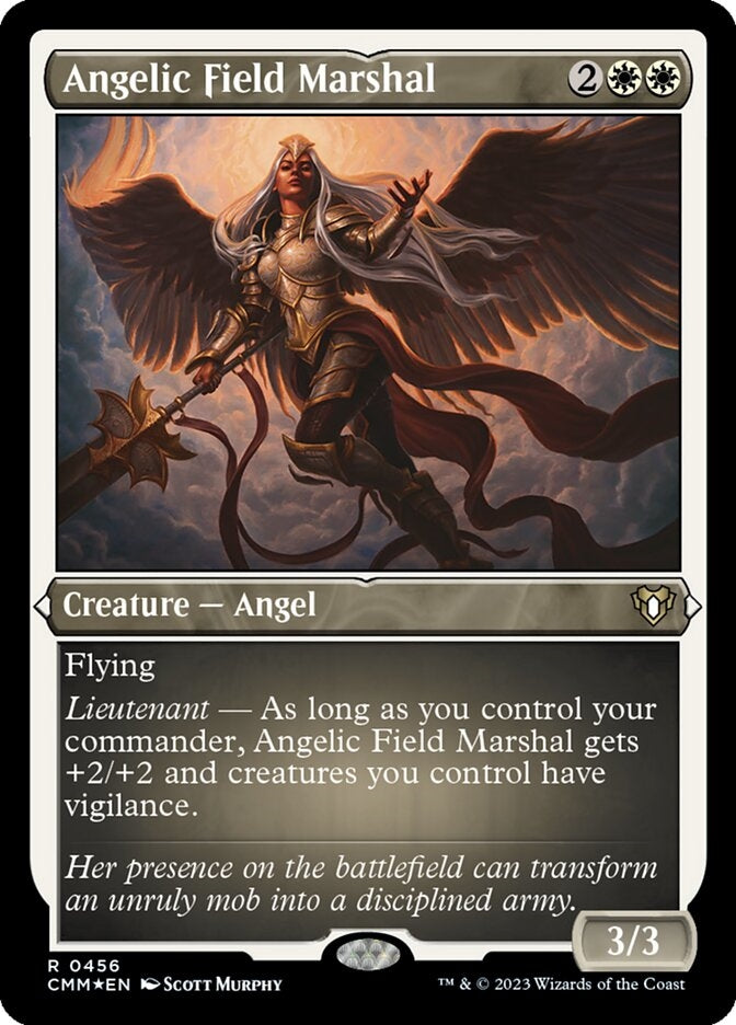 Angelic Field Marshal [#0456 Etched Foil] (CMM-R)
