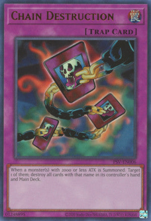 Chain Destruction (PSV-EN006 (c) 2020 25th Anniversary) Ultra Rare - N