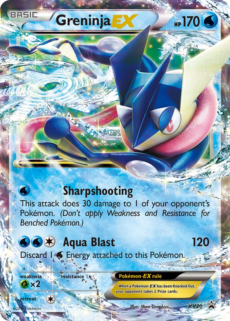 Greninja EX - XY20 (XY:PR) Promo - Near Mint Holofoil