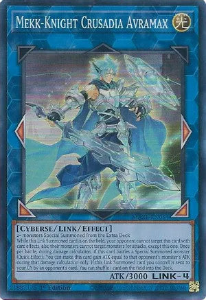 Mekk-Knight Crusadia Avramax (MAZE-EN054) Super Rare - Near Mint 1st E
