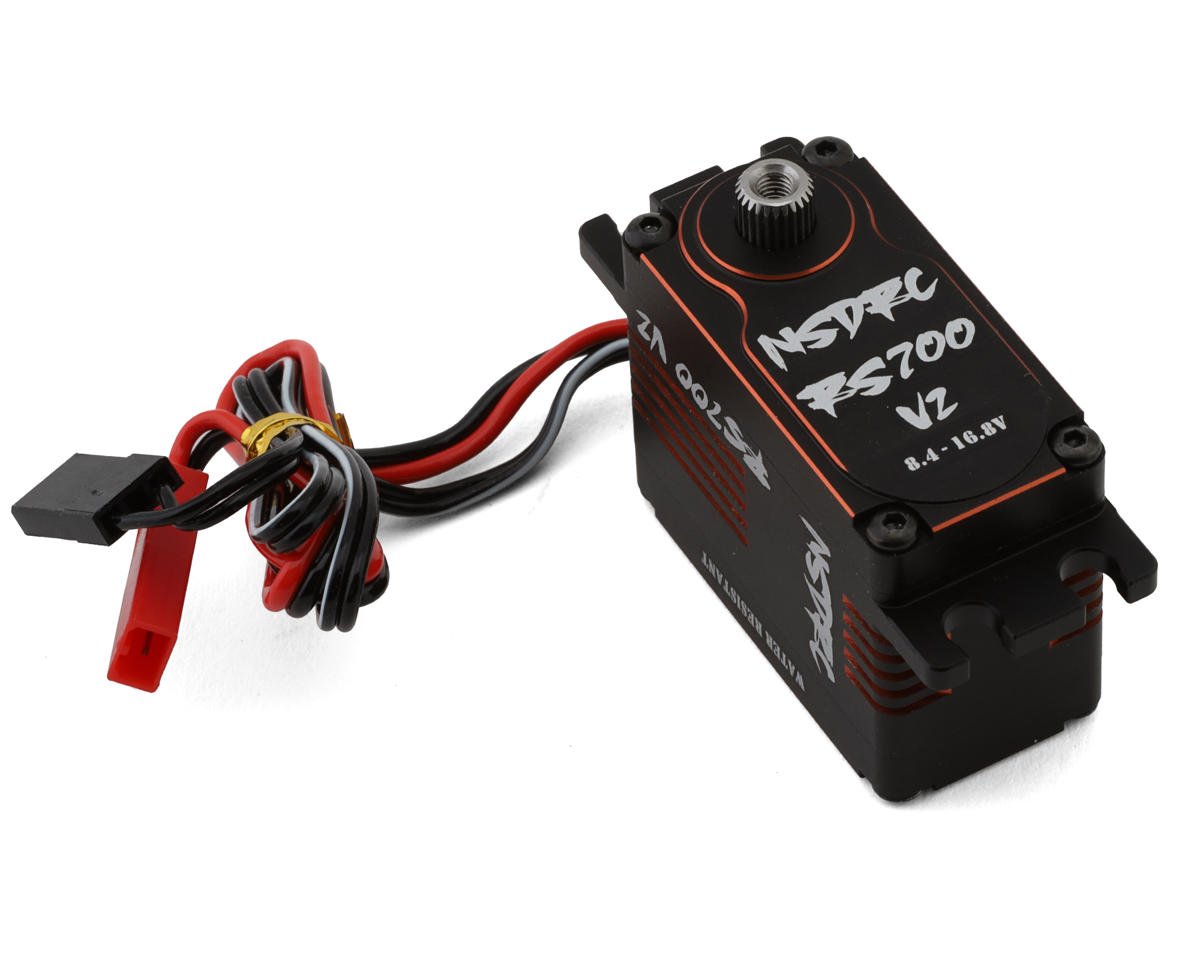 No Superior Designs RC RS700 V2 Waterproof Brushless Low-Profile Servo (HV) Special Edition (Orange) w/Aluminum Horn