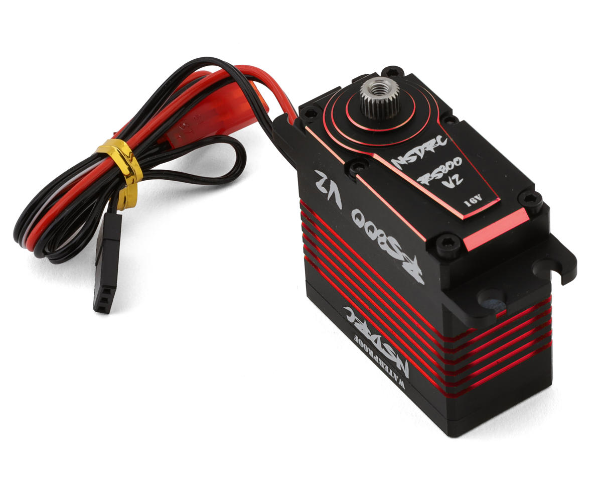 No Superior Designs RC RS800 V2 Waterproof Brushless Aluminum Case Servo (HV) Special Edition (Red) w/Aluminum Horn