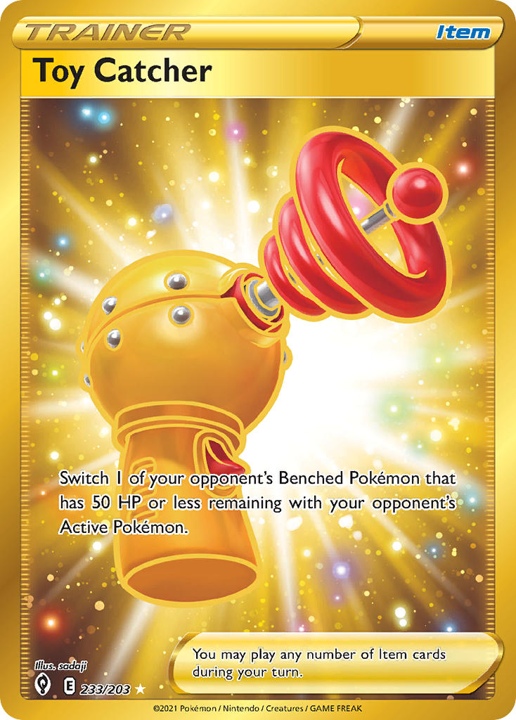 Toy Catcher (Secret) - 233/203 (SWSH07) Secret Rare - Near Mint Holofo