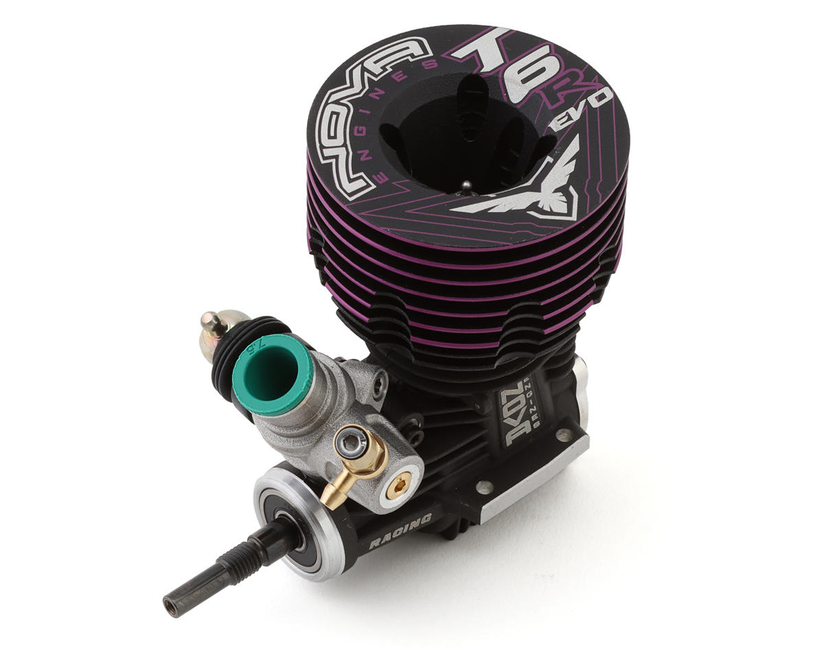 Nova Engines T6R EVO .24 6-Port Off-Road Truggy Nitro Engine (DLC Shaft) (Steel Bearing)