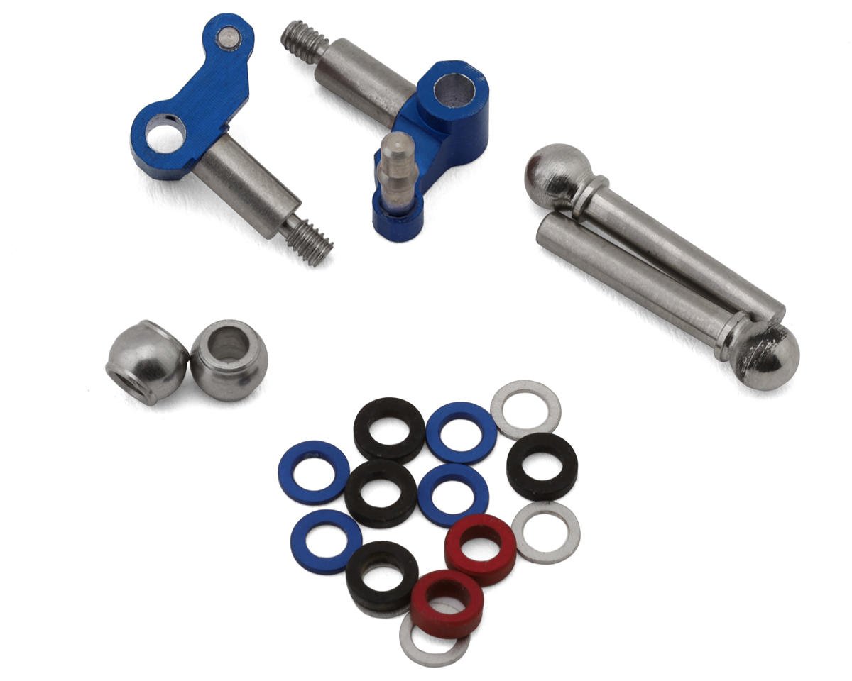 NEXX Racing Mini-Z MR04-EVO2 Aluminum Steering Knuckles (Blue) (2)