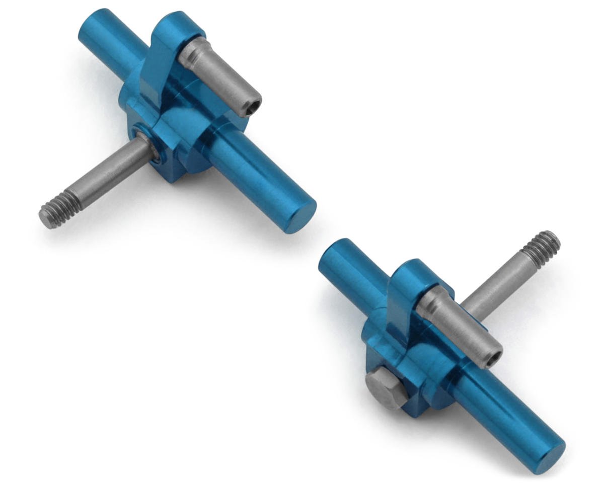 NEXX Racing Associated SR27 Aluminum Steering Knuckles (-2°) (Turquoise) (2)