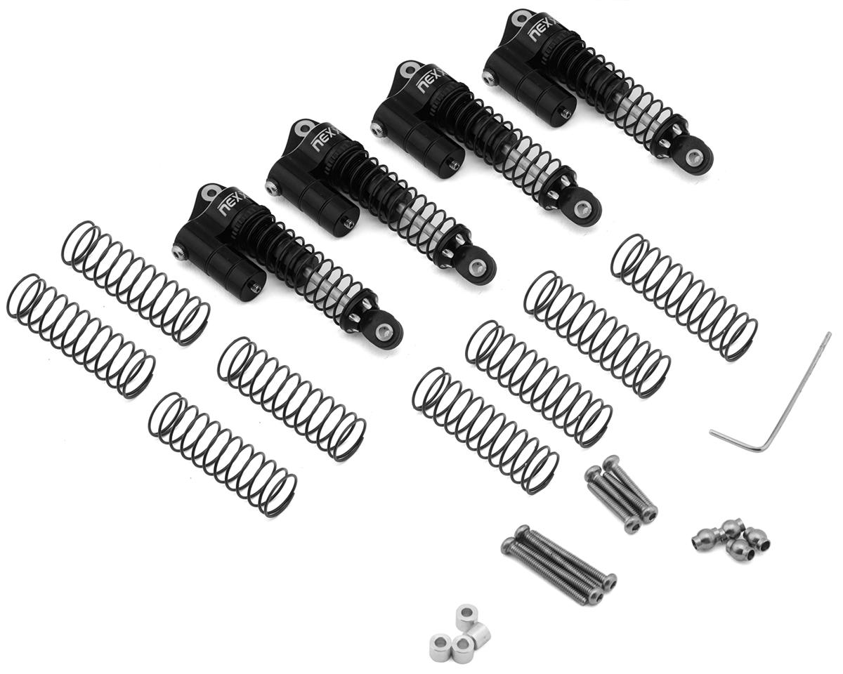 NEXX Racing CR18P/Venture 18 53mm Aluminum Oil-Filled Reservoir Shocks (Black) (4)