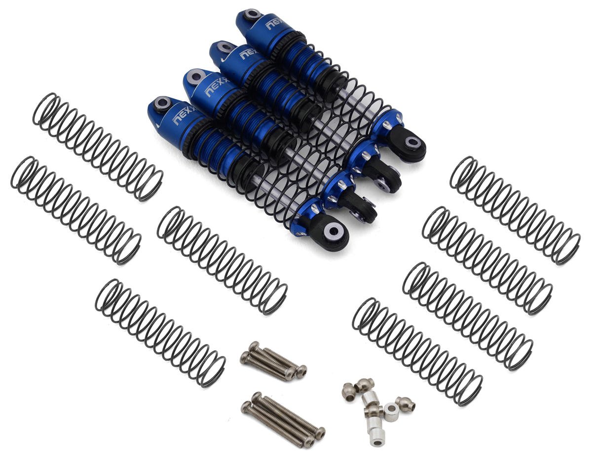 NEXX Racing CR18P/Venture 18 53mm Aluminum Oil-Filled Shocks (Blue) (4)