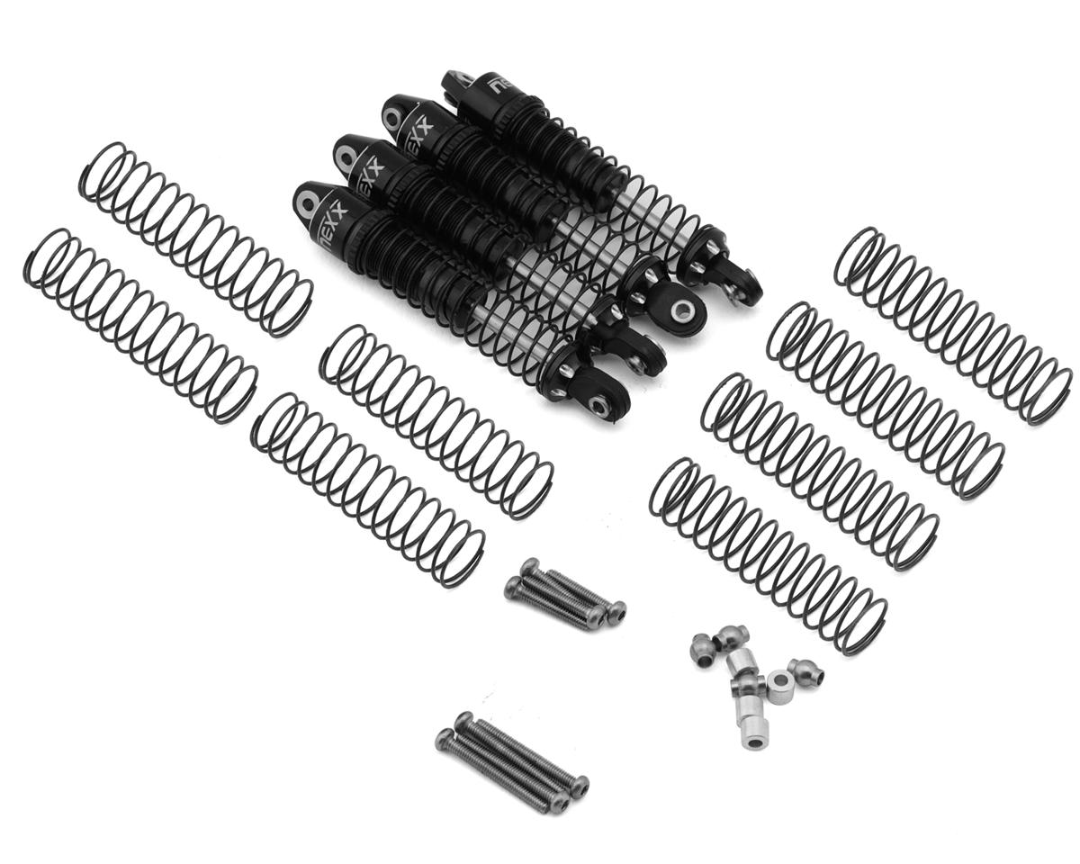 NEXX Racing CR18P/Venture 18 Long Travel 59mm Aluminum Oil-Filled Shocks (Black) (4)