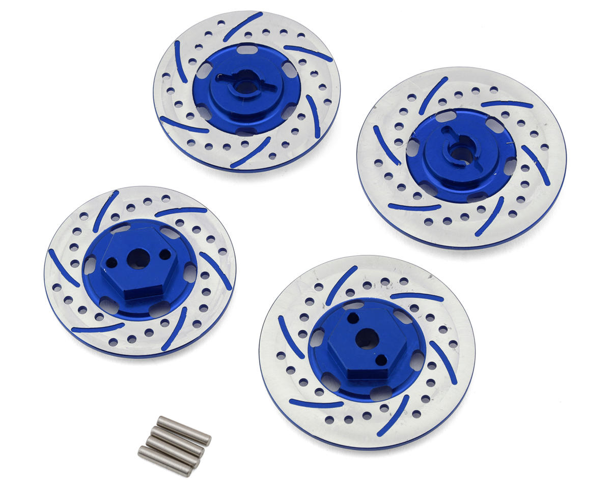 NEXX Racing MST FRX/RMX 2.5 Aluminum Disc Brake Hex Hub Set (Blue) (4) (12mm)