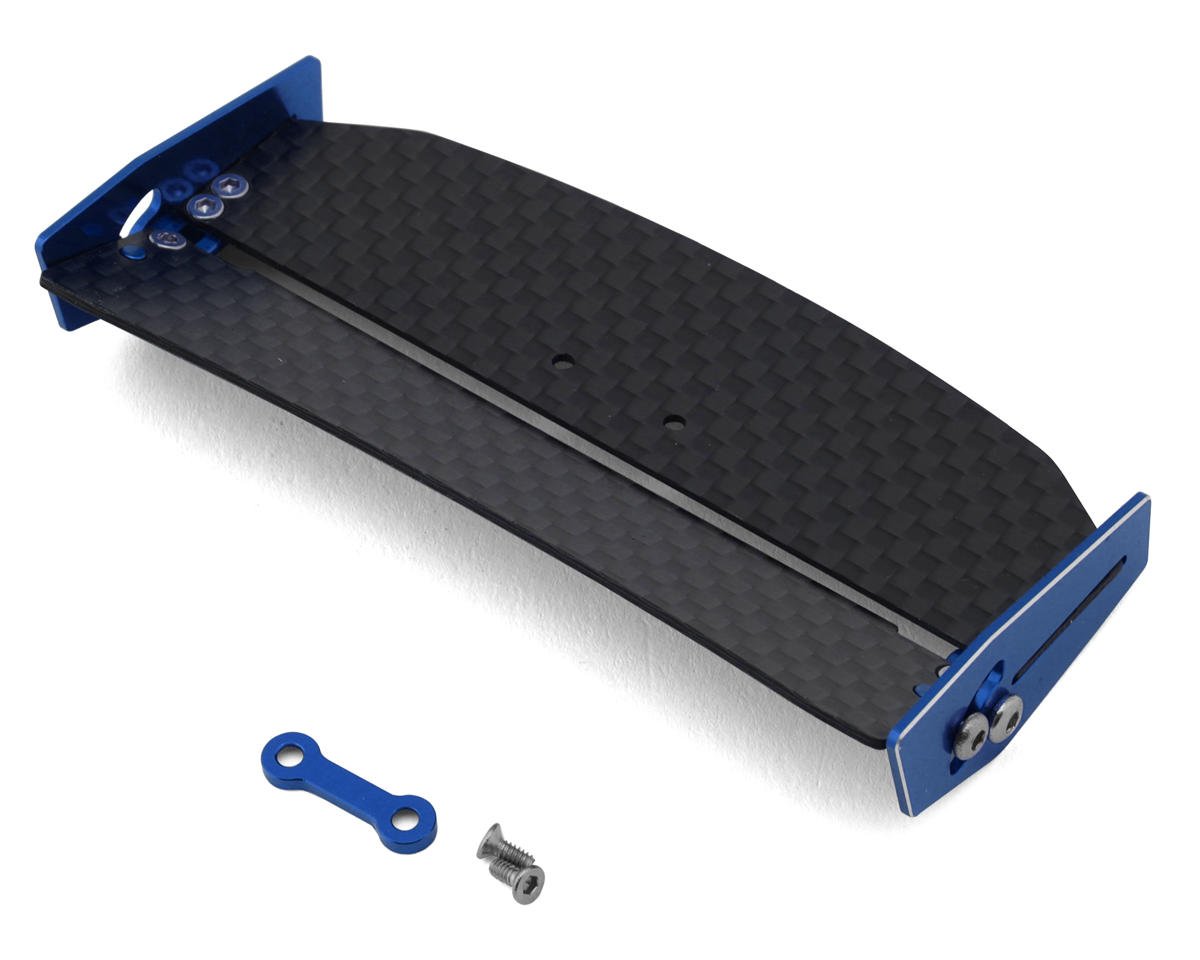 NEXX Racing Losi® Micro-B Carbon Fiber & Aluminum Rear Wing (Blue)