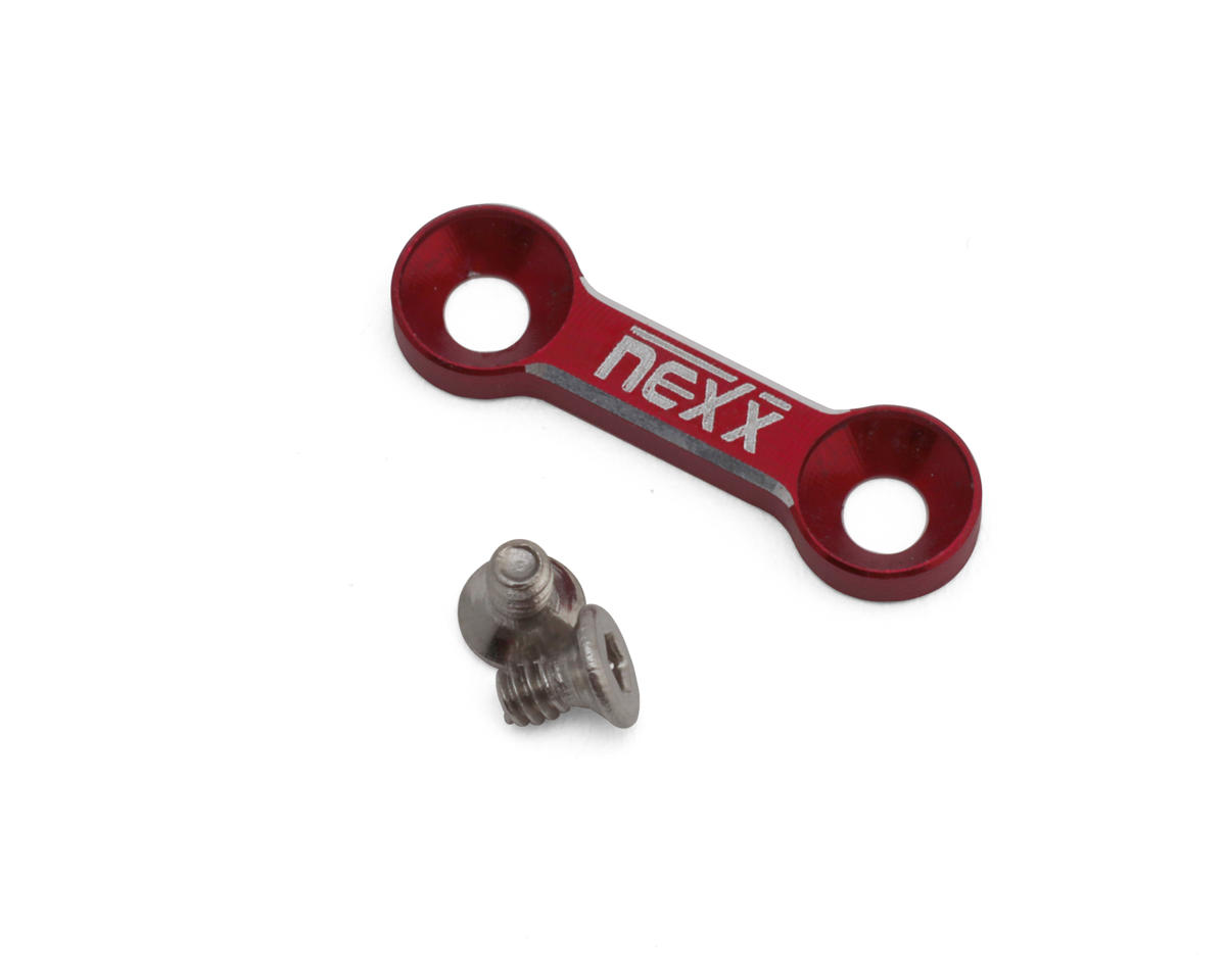 NEXX Racing Losi® Micro-B/Micro-T Aluminum Rear Wing Mount Button (Red)