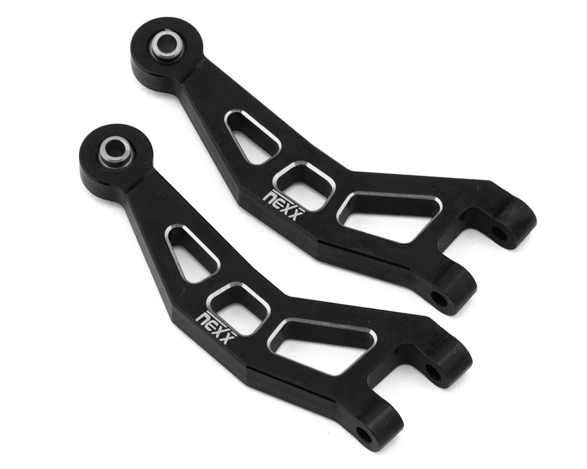 NEXX Racing Arrma® Granite Grom/Typhon Grom Aluminum Front Upper Suspension Arms (Black) (2)