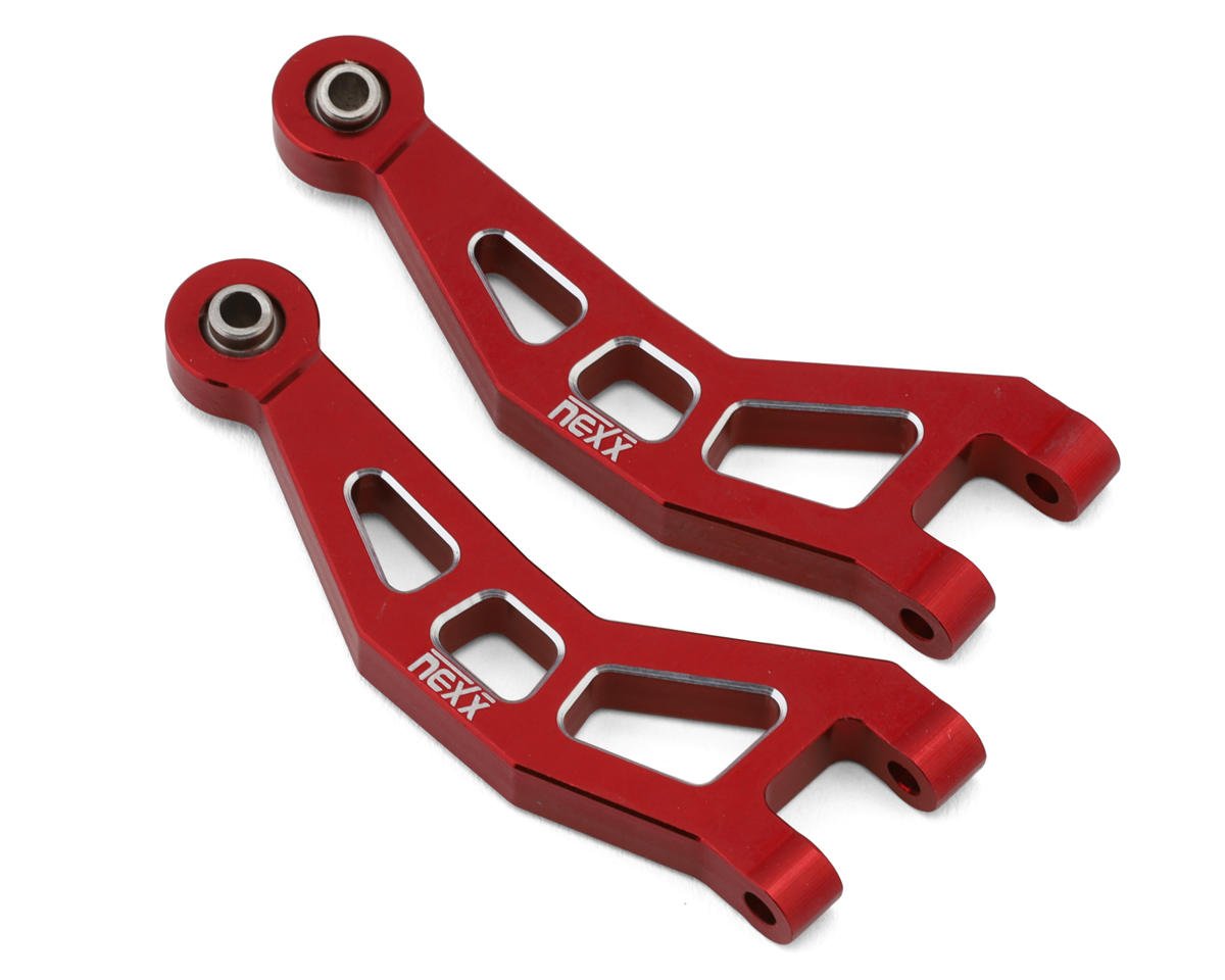 NEXX Racing Arrma® Granite Grom/Typhon Grom Aluminum Front Upper Suspension Arms (Red) (2)