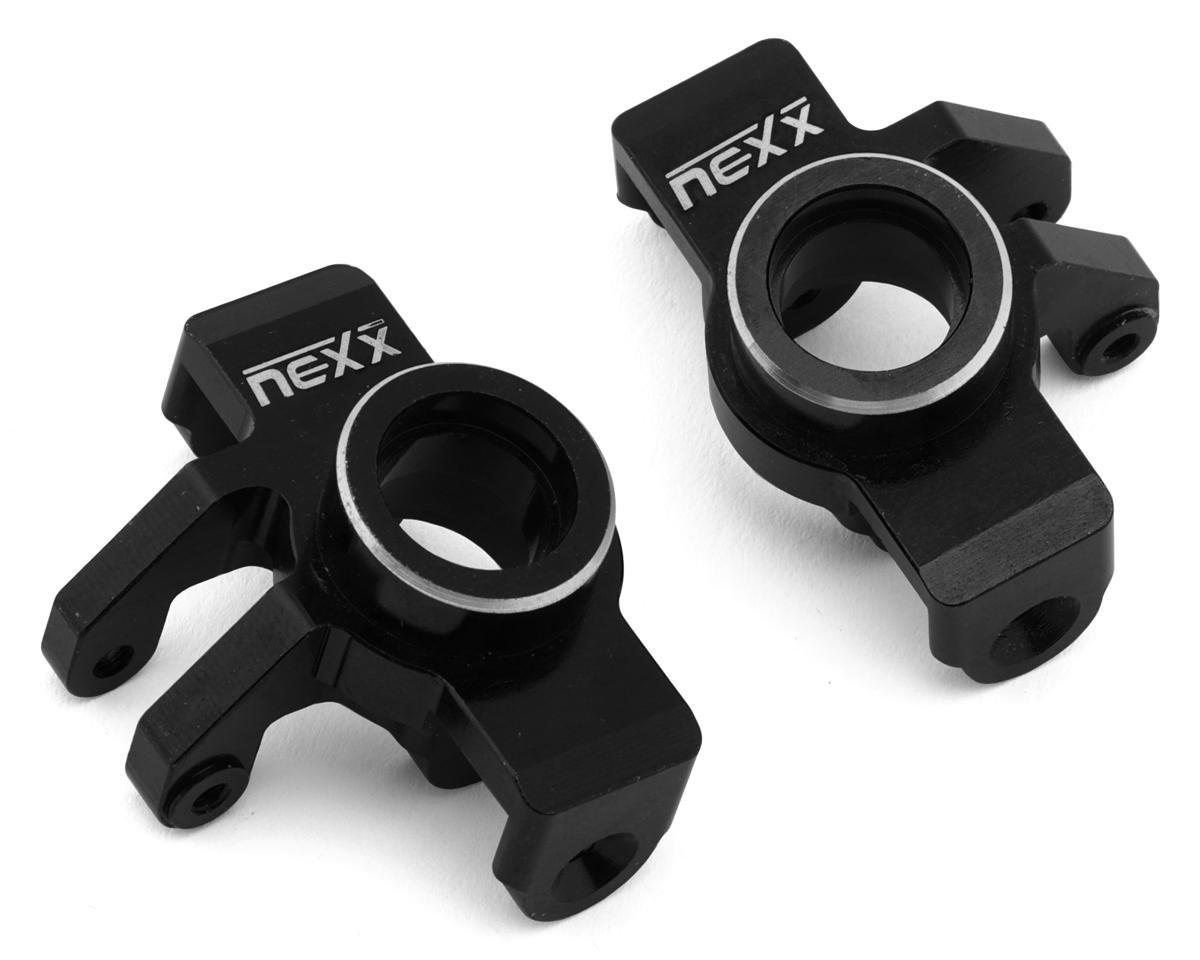 NEXX Racing Arrma® Granite/Typhon Grom Aluminum Steering Knuckles (Black) (2)