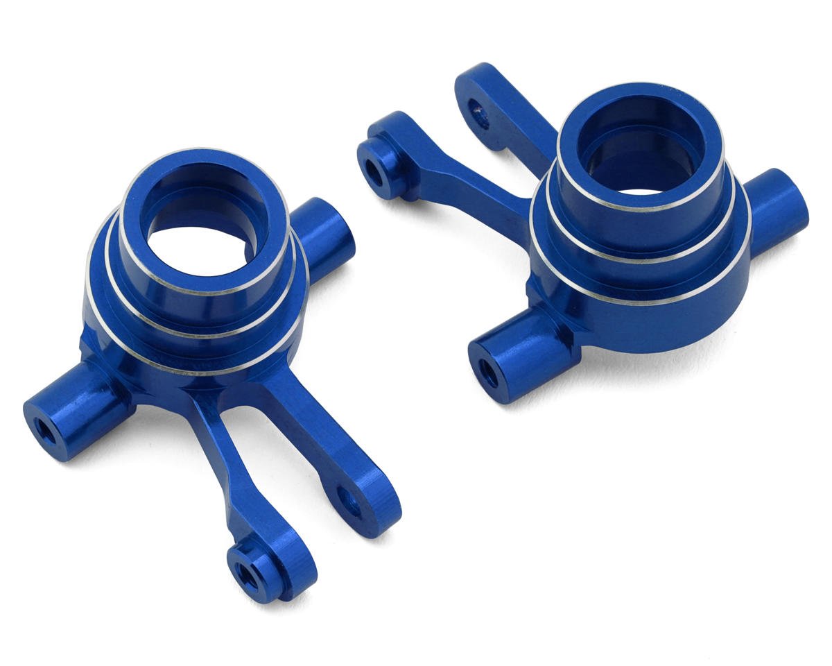 NEXX Racing Aluminum Steering Knuckles for Traxxas® Mini Maxx® (Blue) (2)