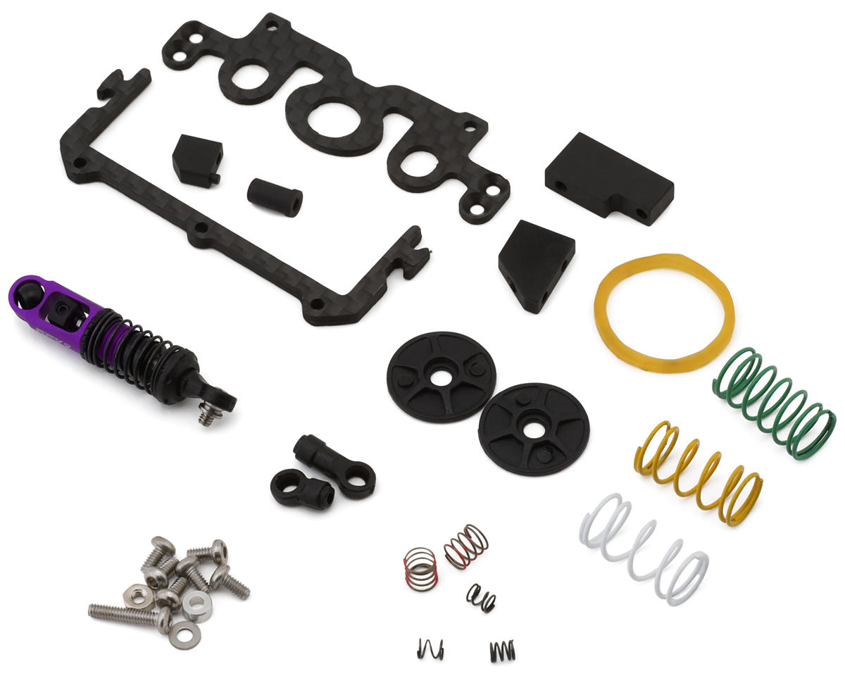 NEXX Racing Specter K Premium Dual Spring Oil Shock & Battery Mount Conversion Combo (Purple)