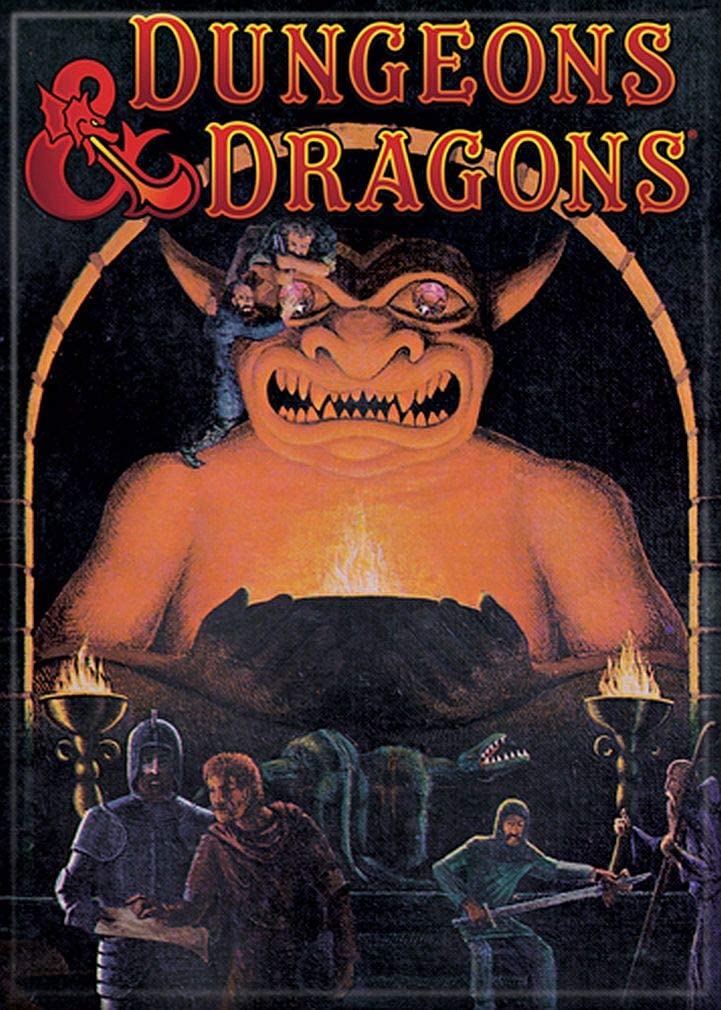 Dungeons & Dragons Book Cover Series 1 Magnet - Advanced Player's Hand