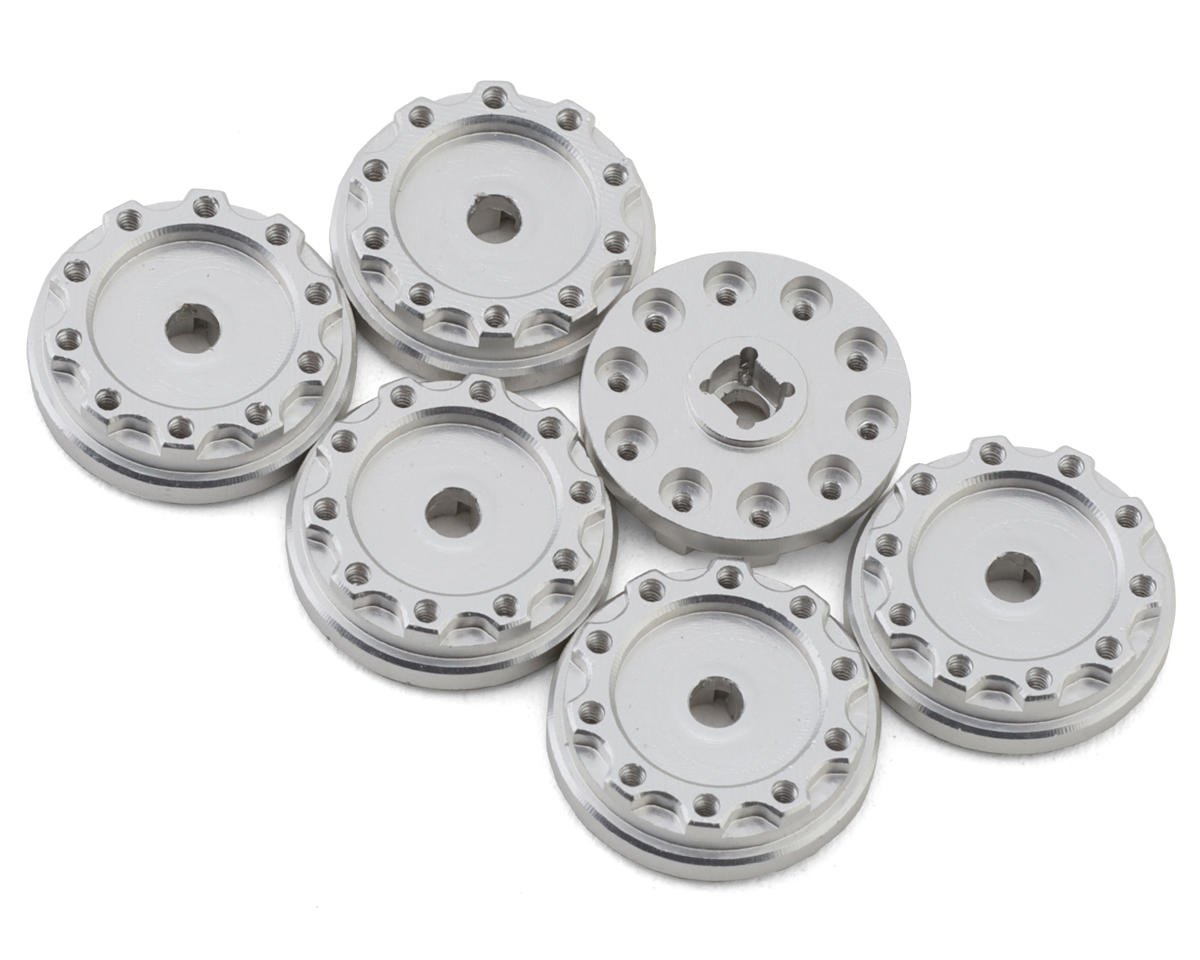 Orlandoo Hunter OH32T01 6x4 Scania Wheel Hub Hexes (Silver) (6)