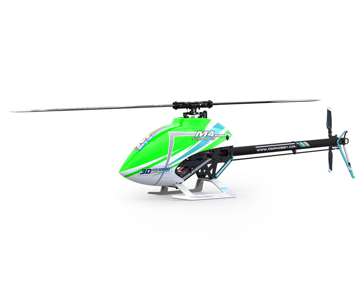 OMPHobby M4 Max 380 Electric Helicopter Kit (Green) w/Blades & Motor