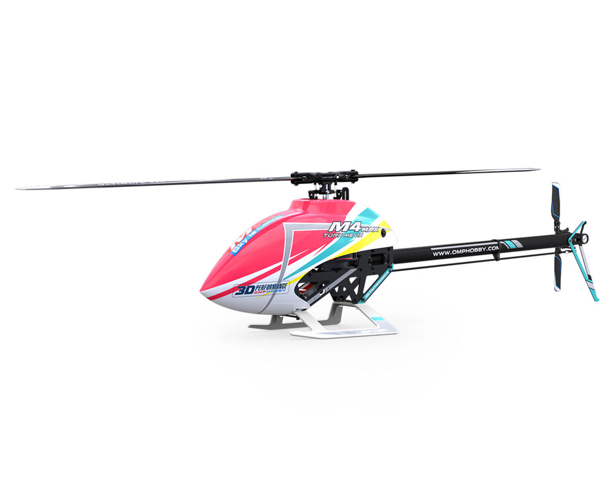 OMPHobby M4 Max 380 Electric Helicopter Kit (Pink) w/Blades & Motor