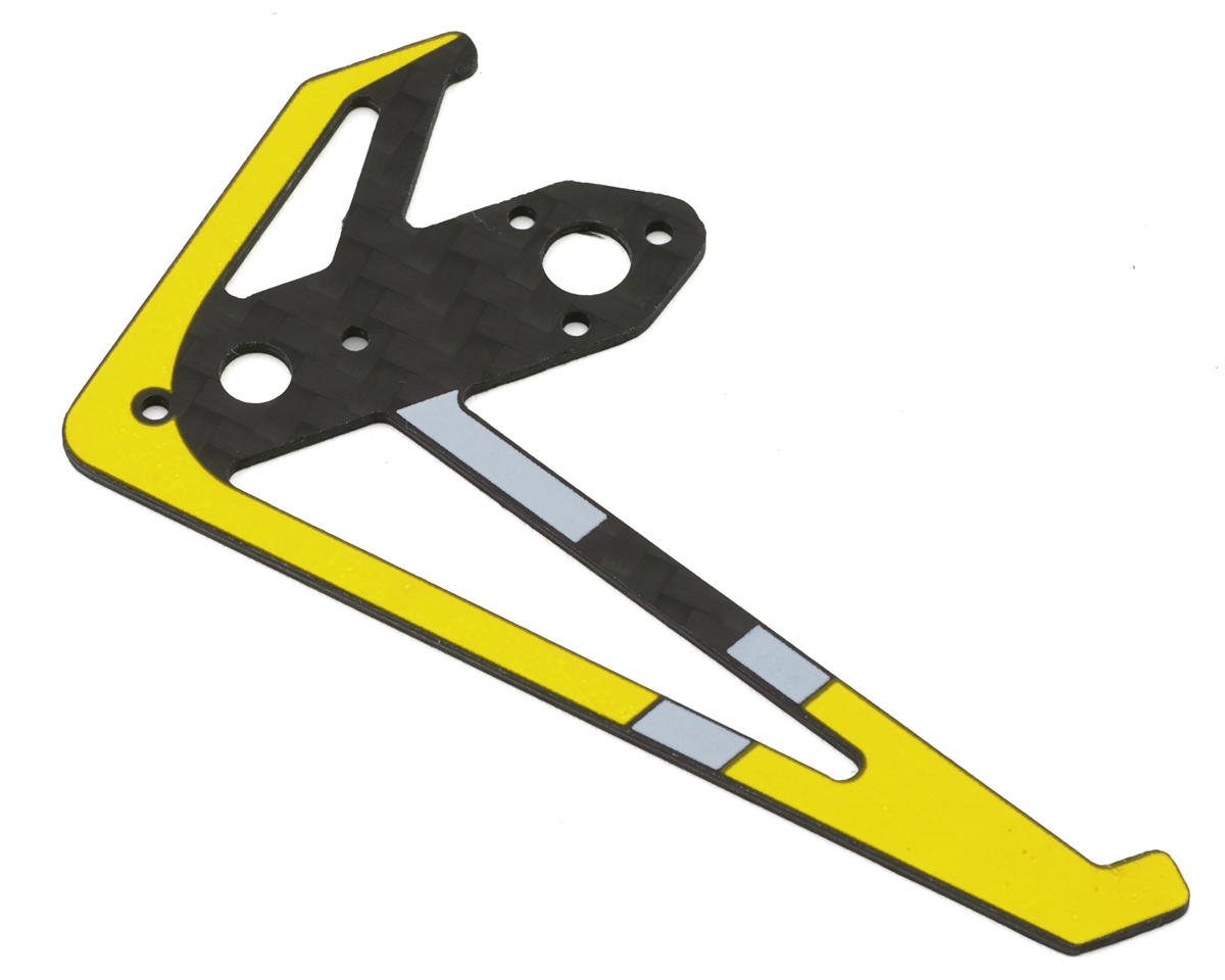 OMPHobby M2 V3 Pro Carbon Fiber Tail Fin (Yellow)