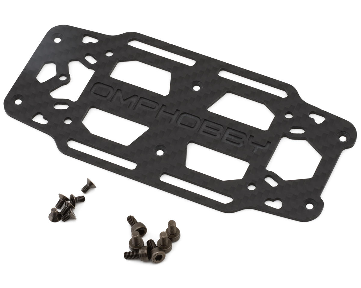 OMPHobby M7 Carbon Fiber ESC Mount w/Mounting Hardware