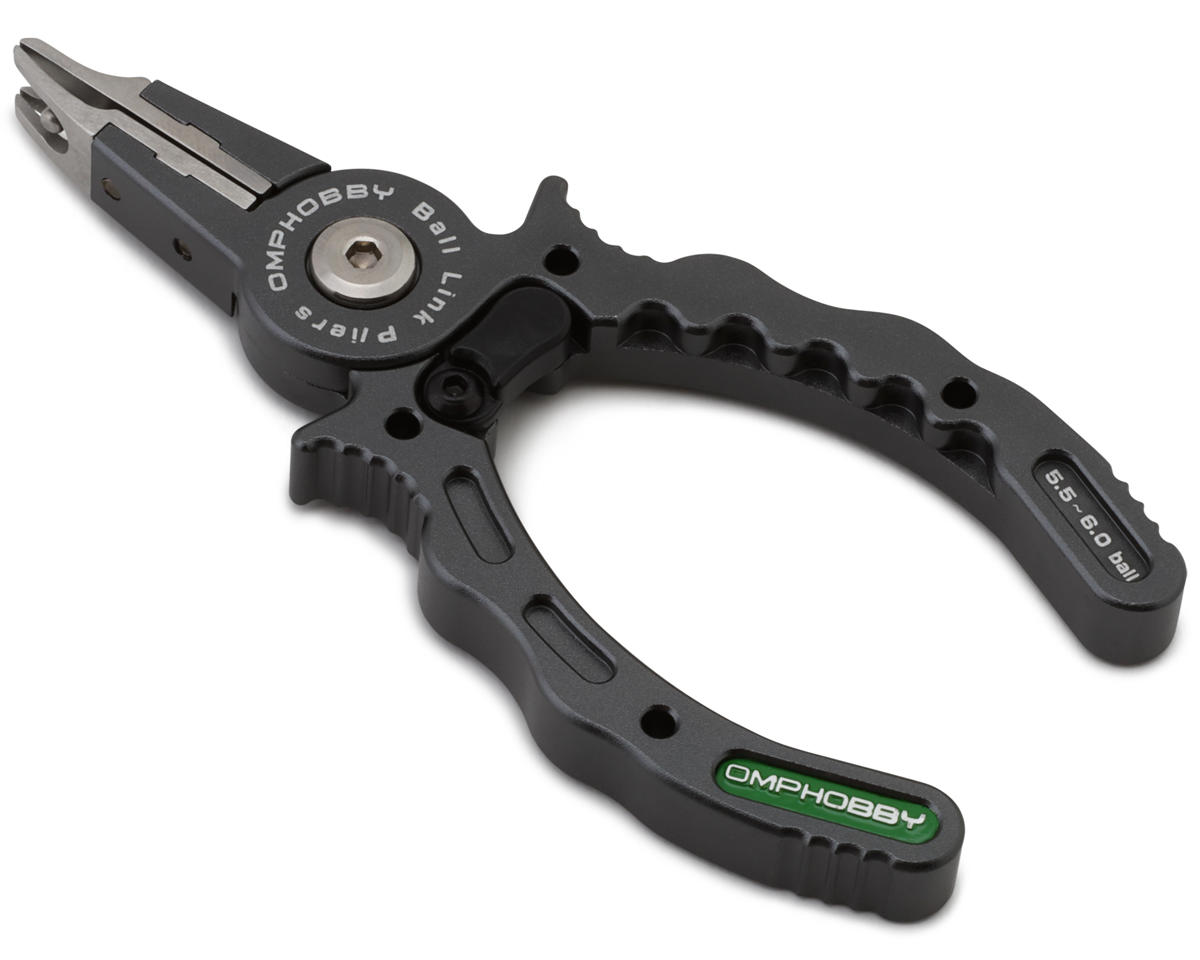 OMPHobby 5.5 & 6mm Aluminum Ball Link Pliers (Grey)