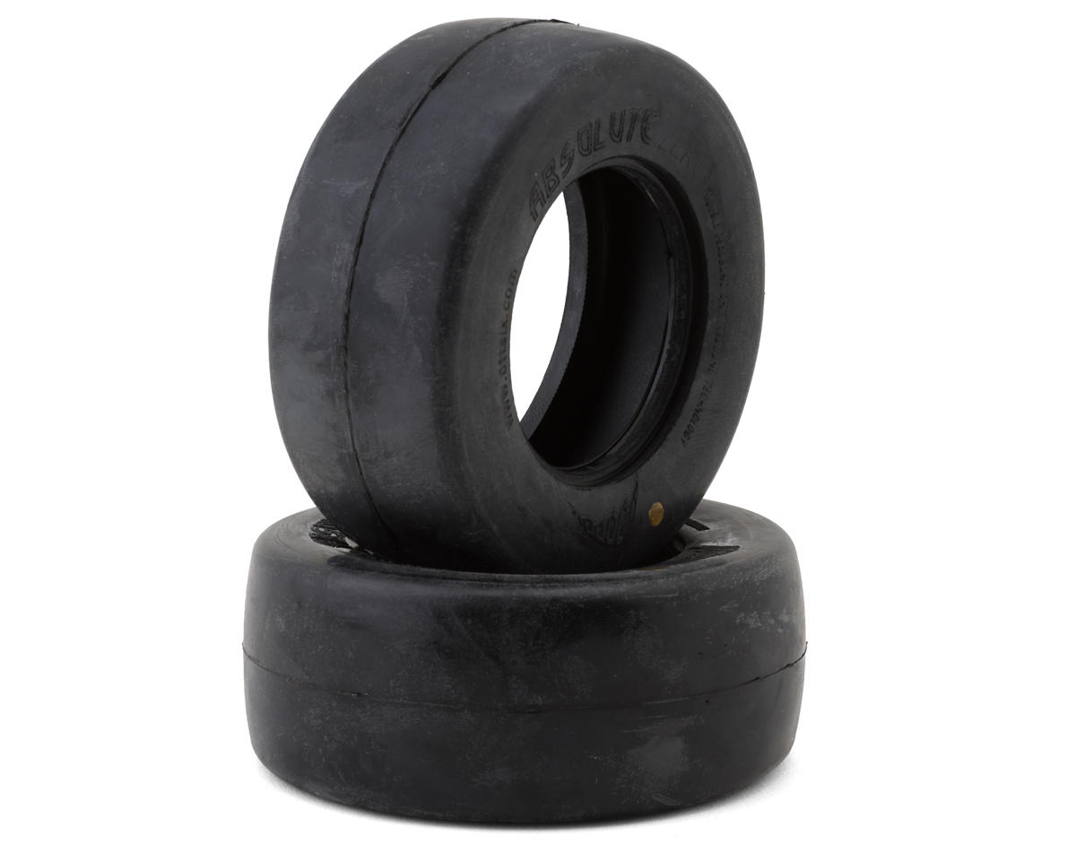 Team Ottsix Racing Voodoo Absolute Zero Belted Rear Racing Slick Tires (2) (Gold)