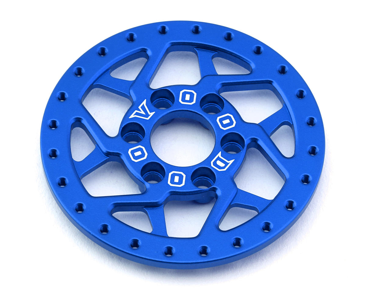 Team Ottsix Racing Deep Pocket 1.9 Aluminum Faceplate (Blue) (1) (3D Dillinger)