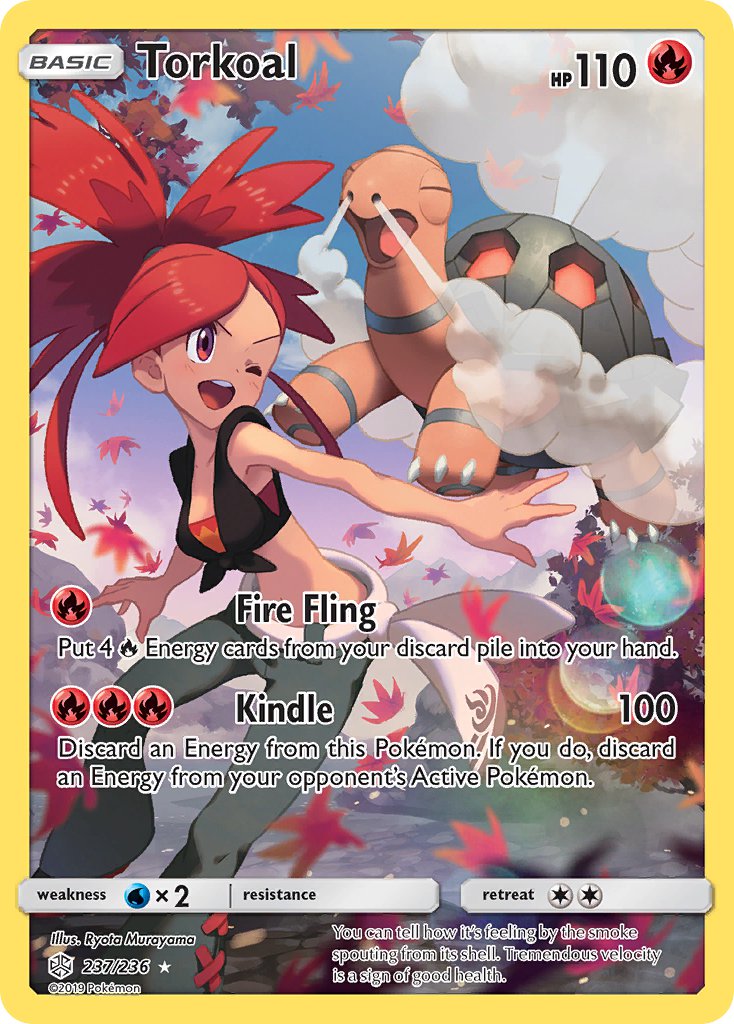 Torkoal - 237/236 (CEC) Secret Rare - Near Mint Holofoil