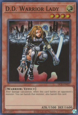 D.D. Warrior Lady (DCR-EN027 (c) 2020 25th Anniversary) Super Rare - N