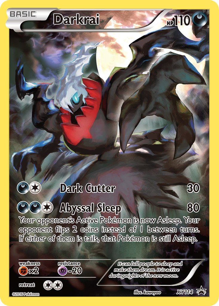 Darkrai - XY114 (XY:PR) Promo - Near Mint Holofoil
