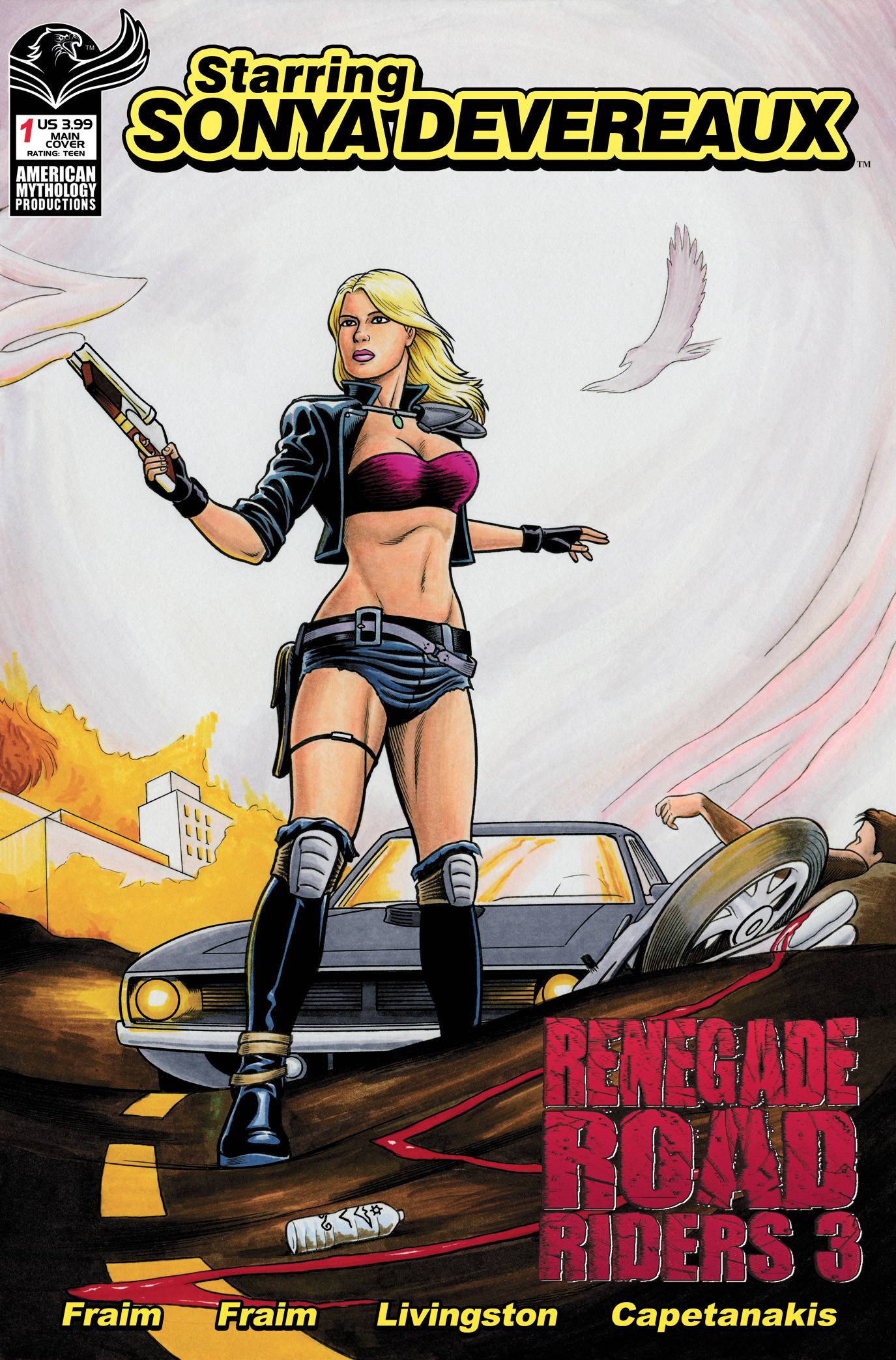 SONYA DEVEREAUX RENEGADE ROAD RIDERS 3 #1 CVR B FRAIMS PAROD