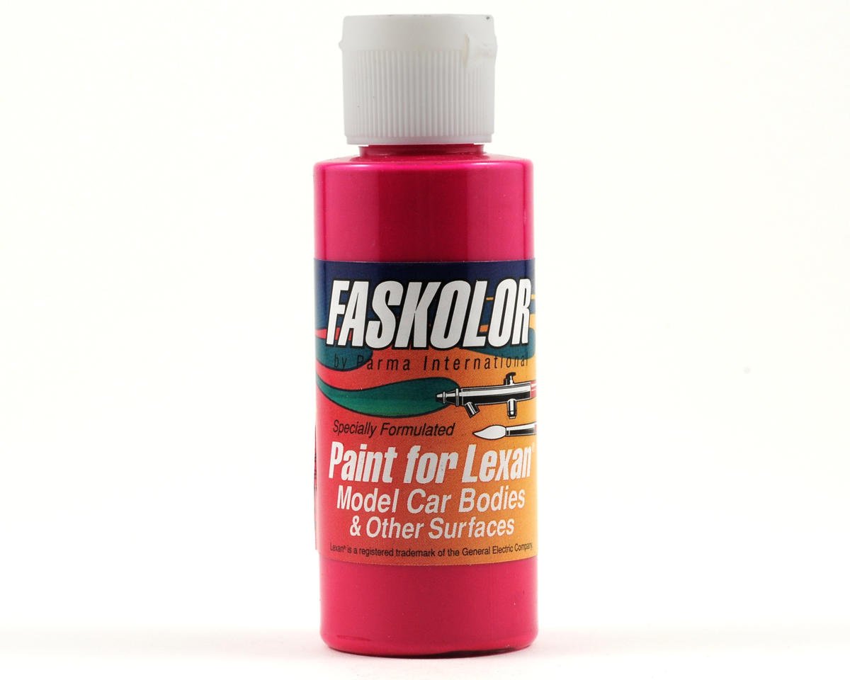 Parma PSE Faskolor Water Based Airbrush Paint (Fasflourescent Razberry) (2oz)
