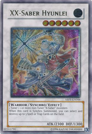 XX-Saber Hyunlei (UTR) (ABPF-EN044) Ultimate Rare - Near Mint Unlimite