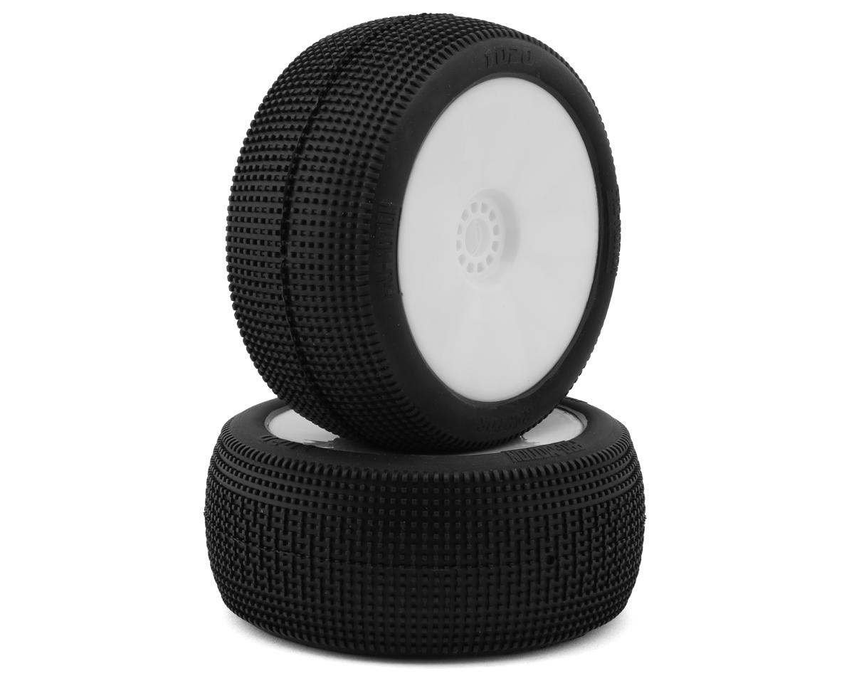 Pro-Motion Raptor 1/8 Truggy Pre-Mount Tires (White) (2) (Clay)