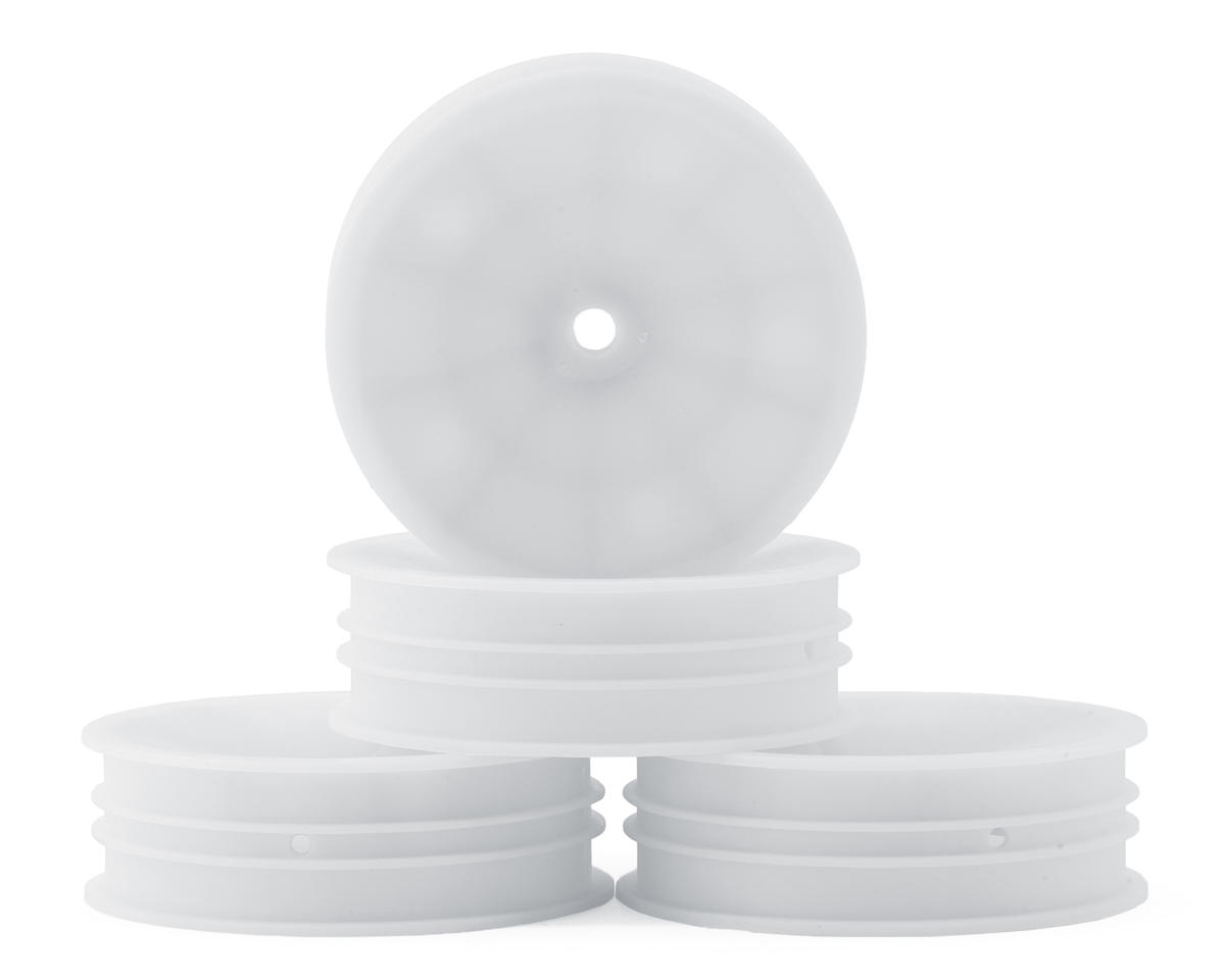 Pro-Motion 2.2" 2WD Front Slim Carpet Buggy Wheels (White) (4) w/12mm Hex