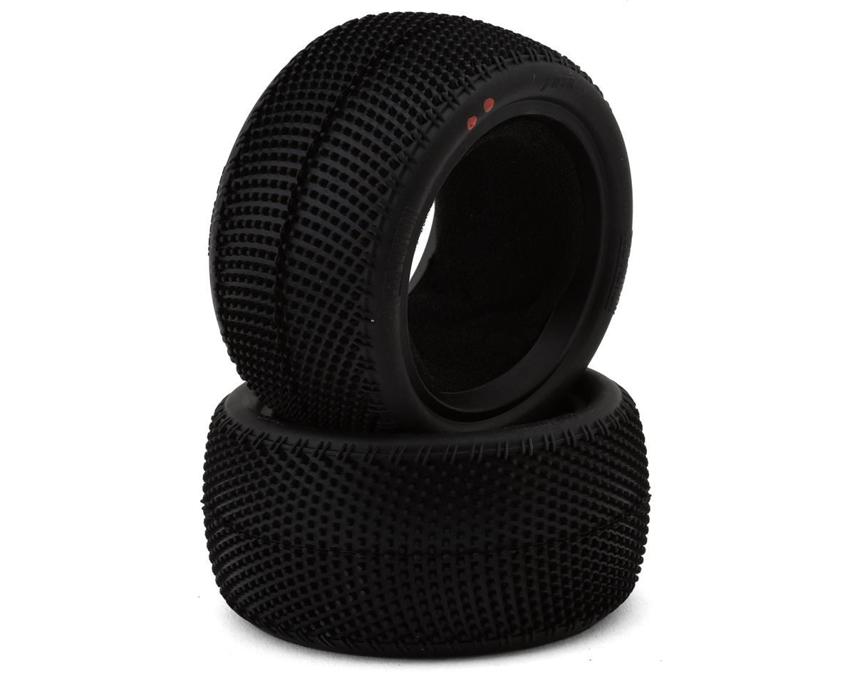 Pro-Motion Viper 2.2" Rear LP Carpet 1/10 Buggy Tire (2) (C4 Red/Soft)