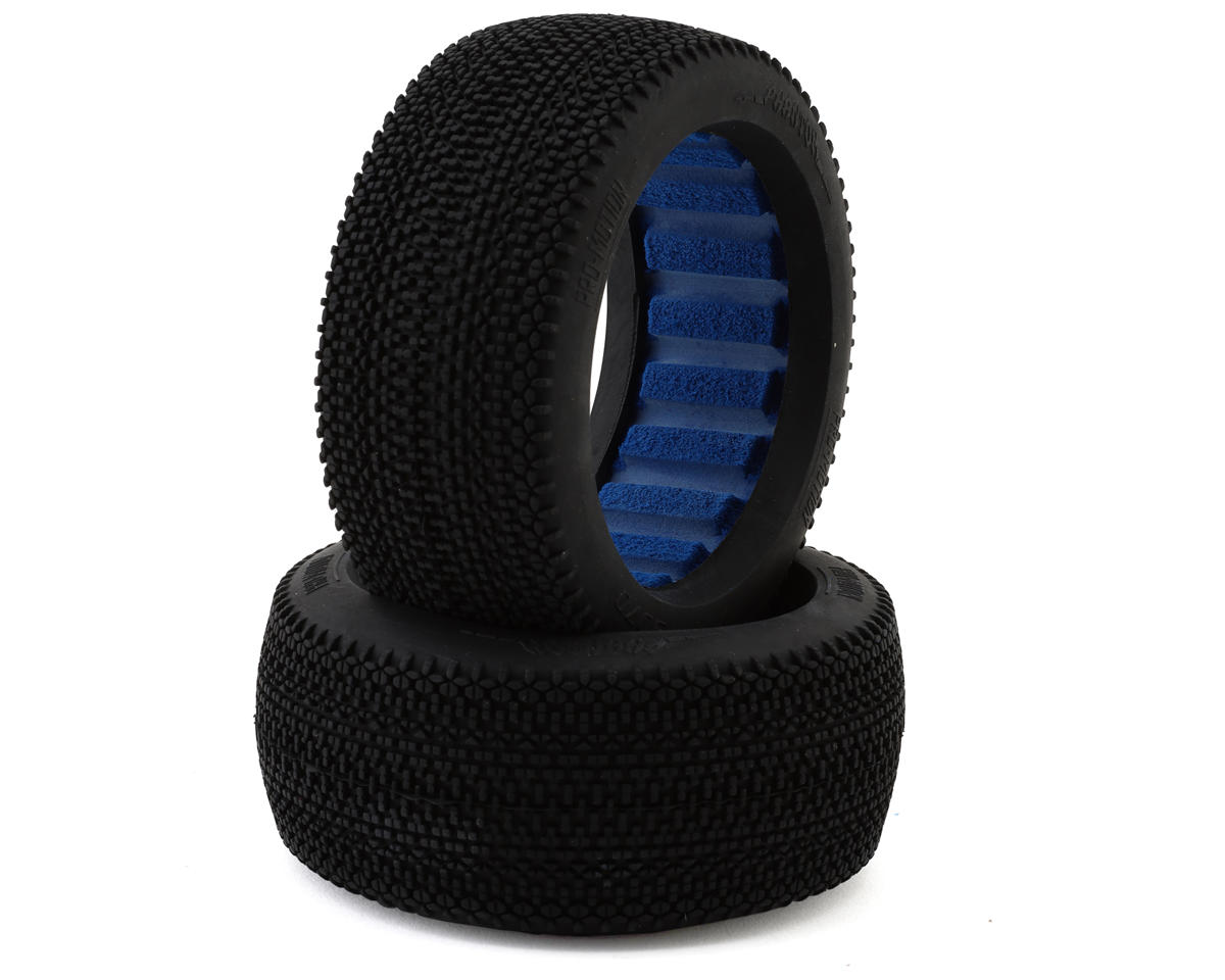 Pro-Motion Phantom 1/8 Buggy Tires (2) (Clay)